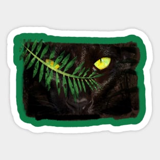 Jungle Cat Sticker